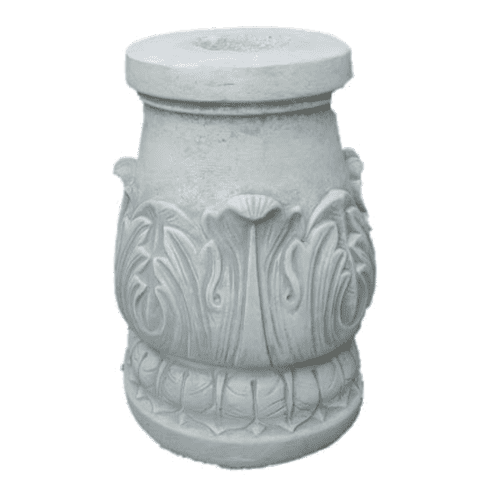 Klassiek sierlijke sokkel van beton - 47 cm hoog
