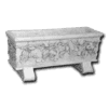 Decoratieve plantenbak met druiven