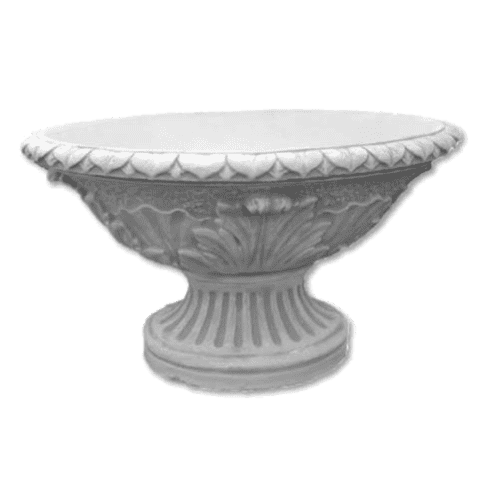 Elegante sierlijke plantenbak van beton 60 cm