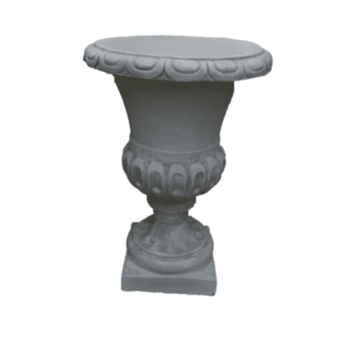 Sierlijke betonnen bloempot - 60 cm hoog