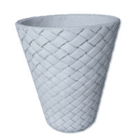 Gevlochten bloempot middel 46 cm