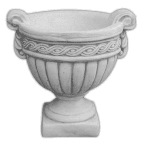 Decoratieve sierlijke bloempot 46 cm hoog