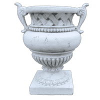 Klassieke bloempot met ornamenten - 53 cm hoog
