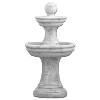 Klassieke dubbele fontein - 123 cm hoog