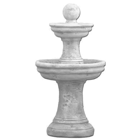 Klassieke dubbele fontein - 123 cm hoog