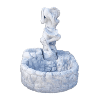 Tuinornament fontein met cherubijn - 100 cm hoog