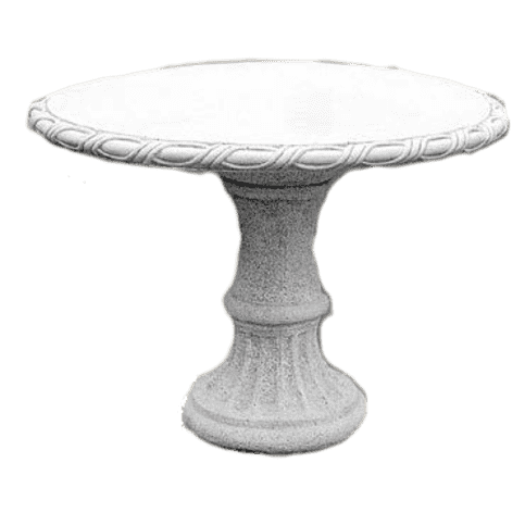 Deluxe betonnen tuintafel rond - diameter 115 cm