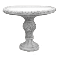 Klassieke ronde betonnen tafel 72 cm