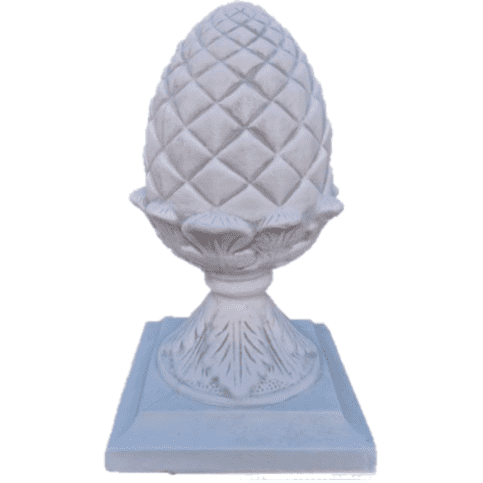 Sierlijke ananas finial smal 43 cm