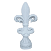 Elegant witte fleur-de-lis ornament