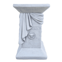 Griekse sokkel met Medusa embleem 56 cm