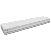 Grijs betonnen blok met decoratieve rand 96 cm