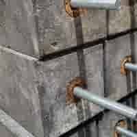 Betonpoer 15x15 en 60 cm hoog antraciet B-keus