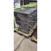 Betonpoer 15x15 en 60 cm hoog antraciet B-keus