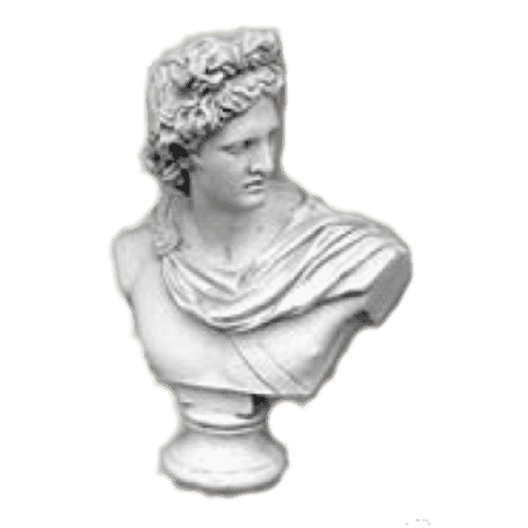 Betonnen Borstbeeld Marcus 54 cm
