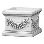 Klassieke steensculptuur plantenbak