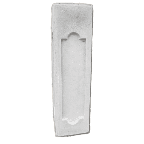 Decoratieve betonnen zuil met sierpaneel 85 cm