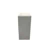 Betonpoer 22x22 en 50 cm hoog grijs M10