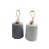 Betondingen Betonnen Deurstopper met sisal touw 15,5 cm