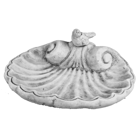 Drinkbak schelp klein Ø 34 cm