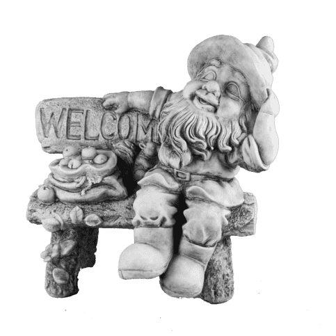 Kabouter op bank welcome