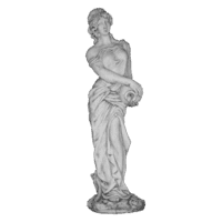 Betonnen tuinbeeld vrouw met kruik H116 cm
