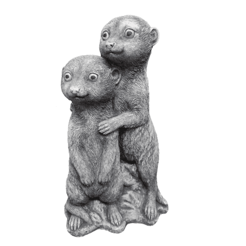 Stokstaart duo H32 cm