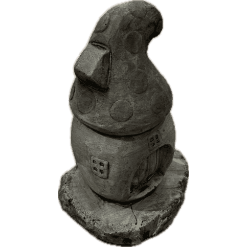 Betonnen paddenstoel huisje H20 cm