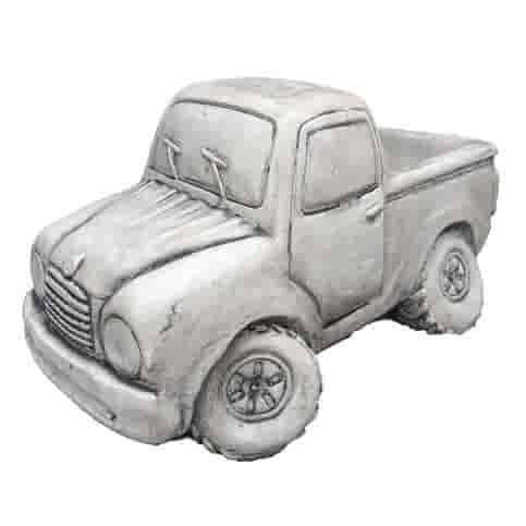 Betonnen plantenbak in de vorm van een Jeep H22 cm