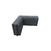 Gazonband 10x20 cm bocht 90º inwendig antraciet beton