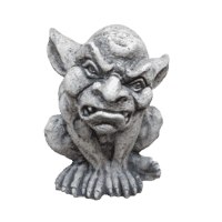 Gargoyle tuinbeeld van beton H24 cm