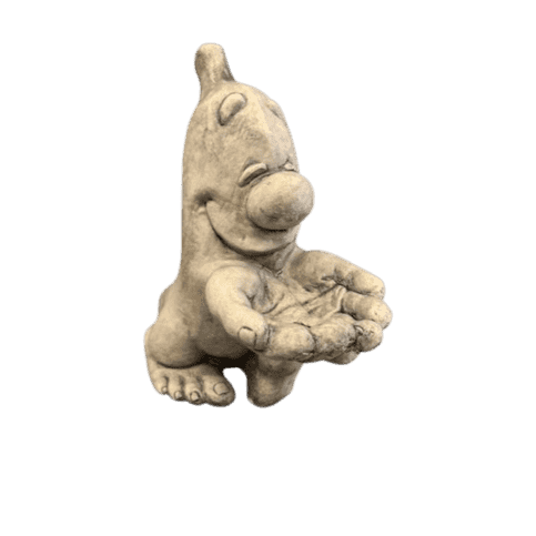 Betonnen beeld De Lachende Banaan H40 cm