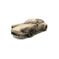 Betonnen Porsche 911 model H28 cm