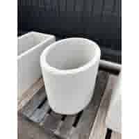 Betonnen 3D print bloembak ovaal 80x60xH60 cm
