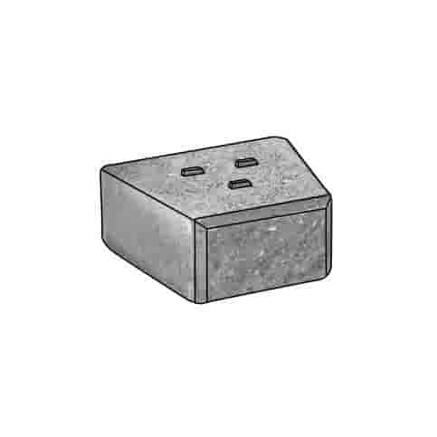 Granubrick 23,1/15,3x20x10 cm (100 stuks)