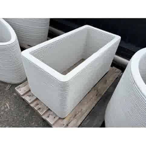 Betonnen 3D print bloembak rechthoek 100x50xH50 cm