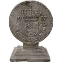 Gulden op voet beeld H41 cm