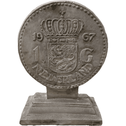 Gulden op voet beeld H41 cm