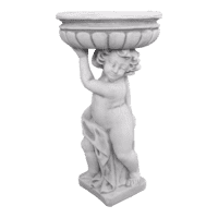 Cherubijn met sierlijke kom rechts 90 cm