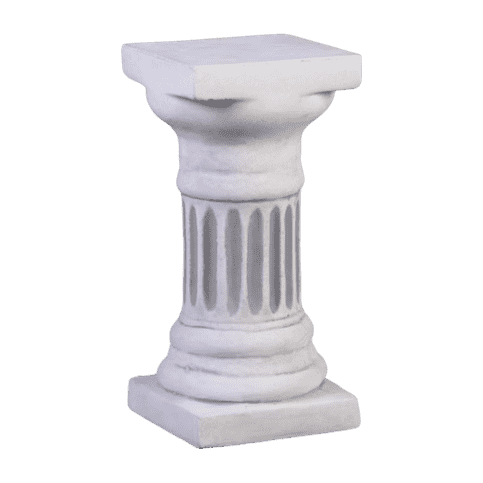 Decoratief gegraveerde sokkel van beton 40 cm