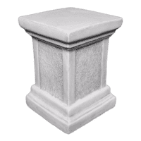 Decoratief betonnen voetstuk met ruw tekstuurpaneel 33 cm