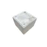Betonpoer 35x35 en 30 cm hoog grijs M16