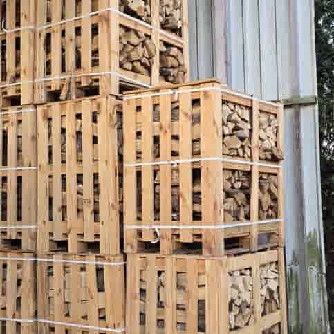 Krat haardhout Beuk/Eiken 80x120x110cm