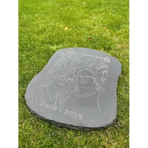 Natuursteen Staptegel Basalt Basic 40 cm