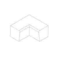 Betonnen Parkband binnenbocht 100x100 cm