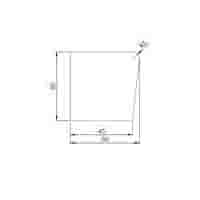 Betonnen Parkband binnenbocht 100x100 cm