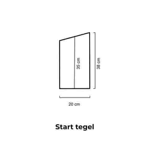 Regentegels start