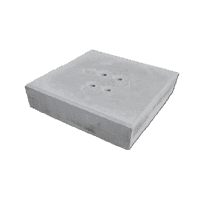 Funderingsblokken 80x80x15 cm hoog 4x M16