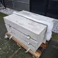 Stonewood traptrede grijs 15x35x100 cm