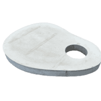 Organische tegel antraciet 80x100 cm